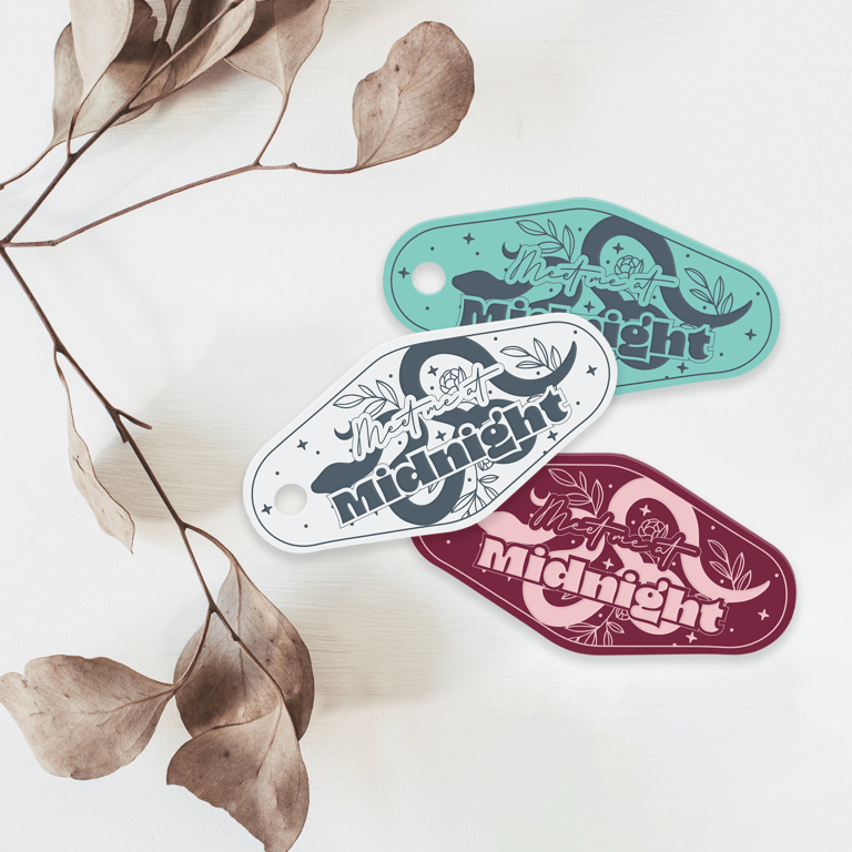 Meet Me At Midnight Snake Keyring: Car Accessory, Acrylic Motel-style Keychain