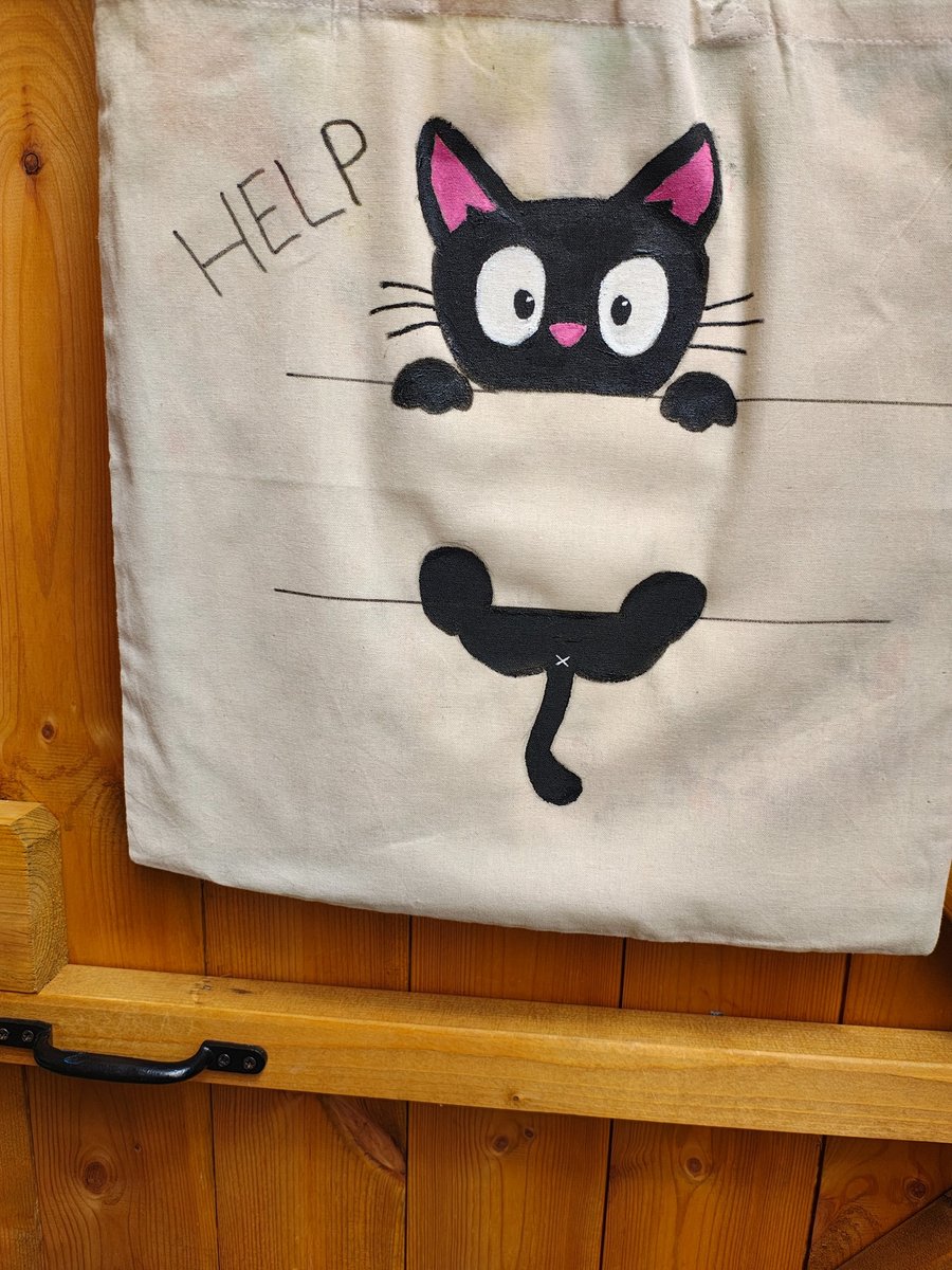 Hand painted tote bags 