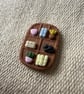 Large bookcase polymer clay magnet  - Image 3