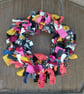 Halloween Rag Wreath  10inchs - Image 2