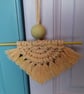 Macramé Hanging Half Moon Pink - Image 4