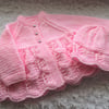 14" Newborn Matinee Coat & Hat