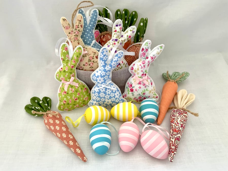 Easter Bunny Decoration, Hanging Bunny, Easter Decor