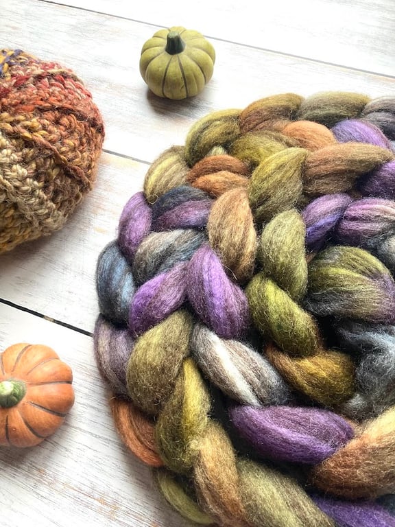 Humbug BFL Spinning fibre 100g Plumpkins