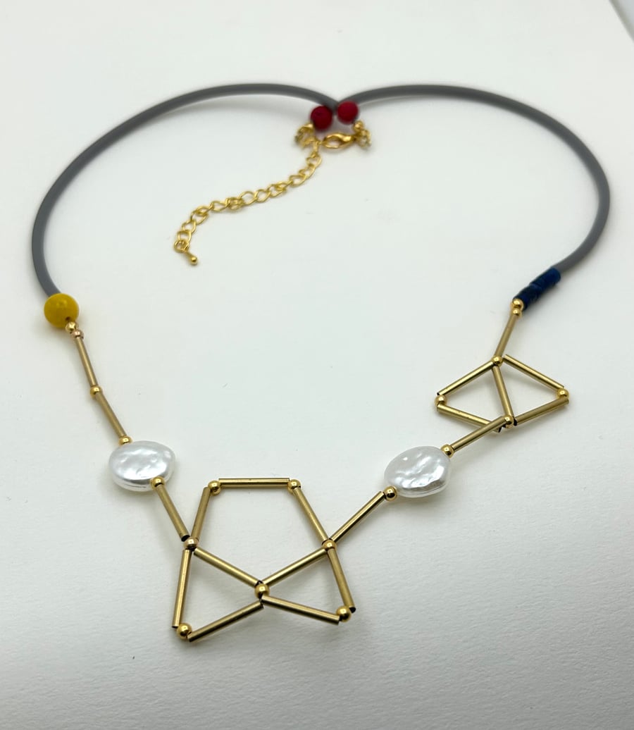 Handcrafted necklace made in my Dorset Studio