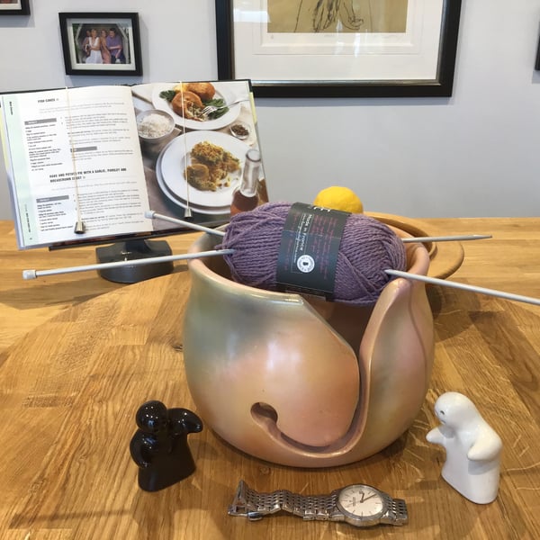 Multi Coloured Sycamore Yarn Bowl