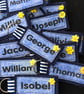 Personalised school bag keyring - Image 1