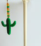 Sterling Silver Cactus Drop Earrings  - Image 3