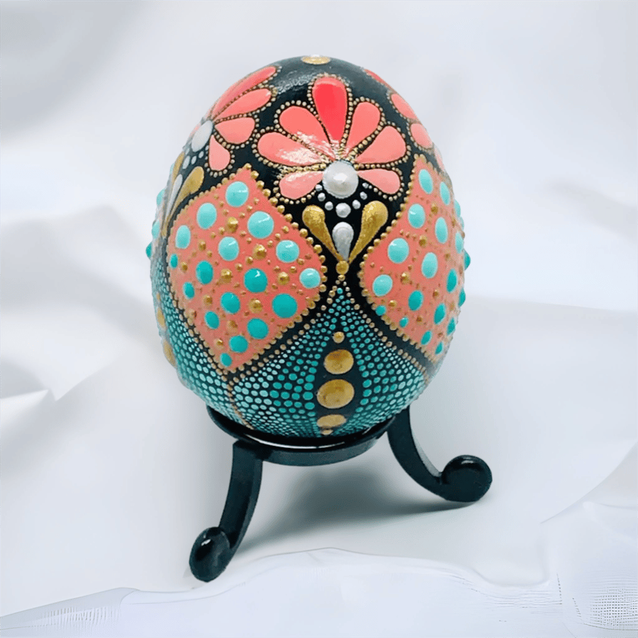 “Coral Flowers” Egg, Seconds Sunday