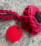 Poppy bag charm and trolley token - Image 1