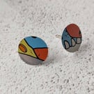 Upcycled Beavertown Beer Can Stud Earrings - Craft Beer Jewellery