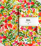 Flora Watercolour tea towel  - Image 1