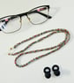Cotton Cord in Welsh Colours, Glasses Chain or Earplug Strap - Image 1