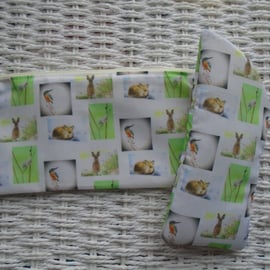 Gift Set Pencil Case & Glasses Case British Wildlife 