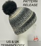 Nordic Braid Crochet Hat Pattern, PDF Download. Winter Beanie - Image 1
