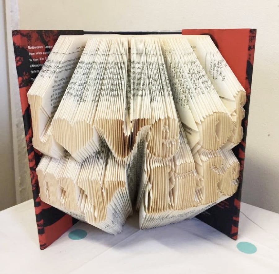 Love of my life MMF Book Folding Pattern - EMAILED PDF PATTERN