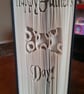 Happy Father's Day Bow Tie CUT & FOLD Book Folding Pattern - EMAILED PDF PATTERN - Image 3