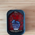 Mini mosaic in sardine tin