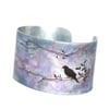 Bird on a branch cuff - narrow