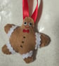 Gingerbread star decoration - Image 1