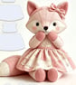 Best Dressed Foxes Acrylic Sewing Template  - Image 2