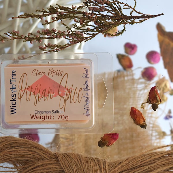 Soy Wax Melt Clam Melt - Persian Spice