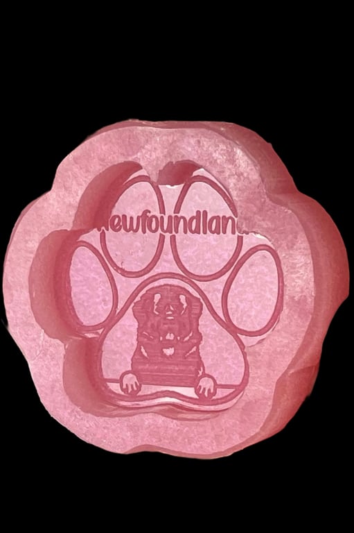 Newfoundland paw silicone mould 