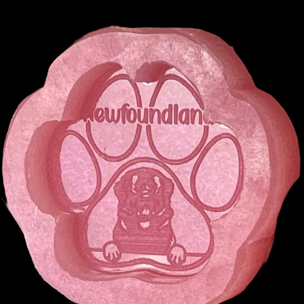 Newfoundland paw silicone mould 