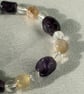 Amethyst & Clear Quartz Bracelet - Image 5