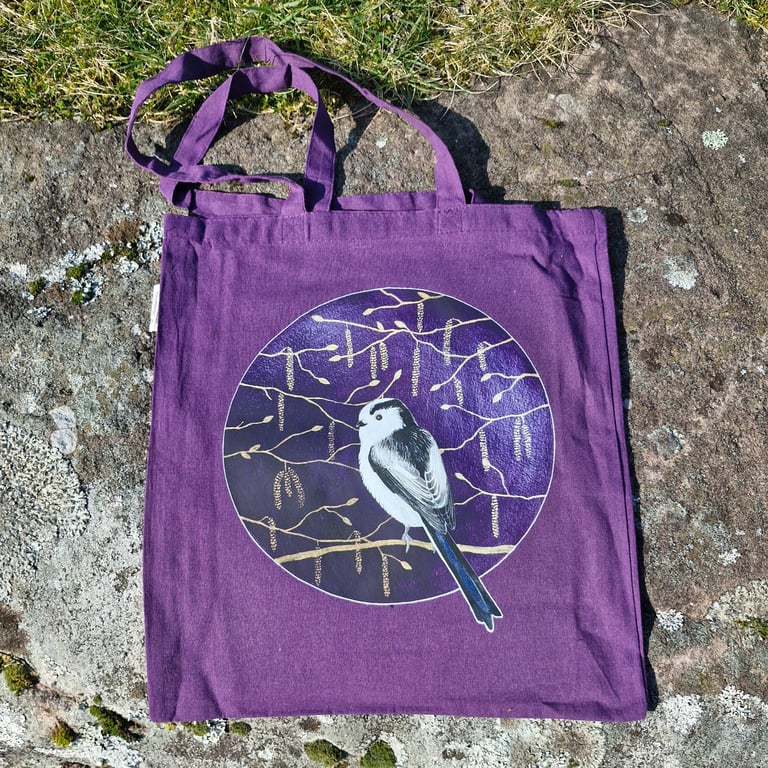 Fuffit in Hazel Catkins Recycled Cotton Tote Bag 