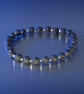 Bracelet lava Bead and sterling silver stretch handmade - Image 8