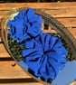 Disco Party Sparkle Scrunchies, Silver Metallic Glitter Oversized XXL Scrunchies - Image 10