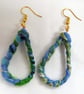 Blue Boho Earrings - Image 1