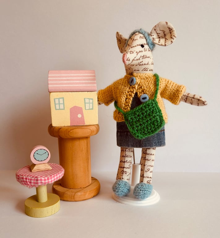 Handmade Little Fabric Mouse