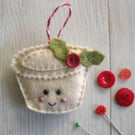 Craft kit, sewing kit, Make Mille the mince pie decoration