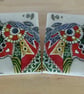 Marble 'Folk Horse' Coasters - Image 1
