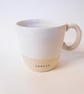 London Logo Mug with Shiny Tin white Glaze. - Image 1