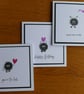Pack of 3 mini cards - Love Bug - Image 5