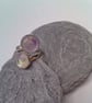 Adjustable Ring with 2 Lilac Flower Cabochons, Floral Ring, Gift for Her, Ring  - Image 2