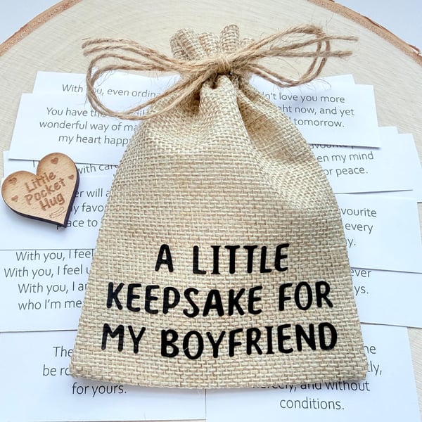 A Keepsake of Love for My Boyfriend, 31 Quotes, Anniversary Birthday Gift