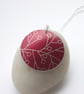 Red berries disc pendant necklace  - Image 5