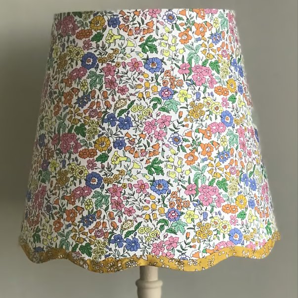 NEW Liberty Emma Amelia- Handmade Scalloped table Lampshade 