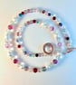 Fluorite And Agate Necklace - Handmade Gift, Bridesmaid, Anniversary, Birthday - Image 1