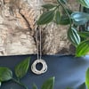 Sterling Silver Handmade 5 Ring Pendant
