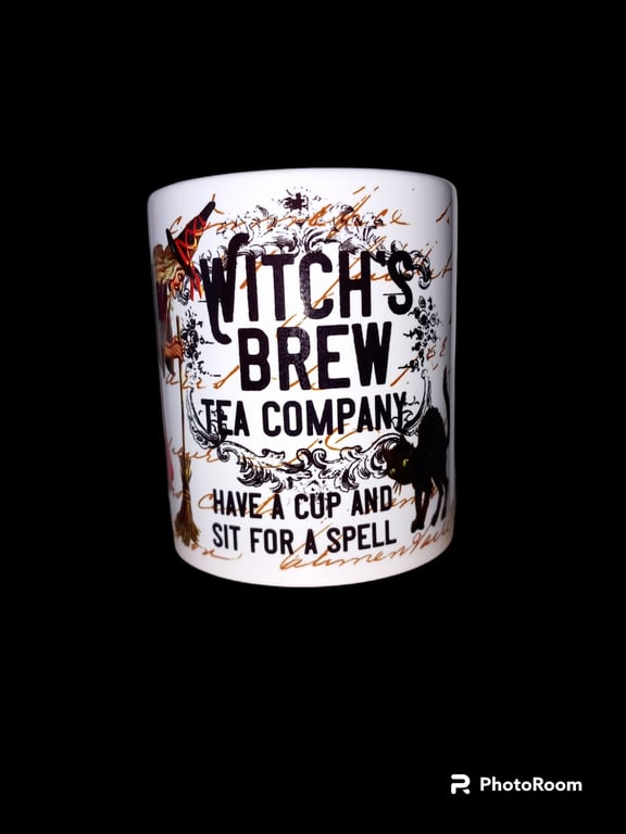 Witch's Brew Tea Company Coffee Tea Mug 11oz Halloween Spooky 