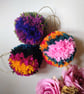 Pompom Baubles, Eclectic Bohemian Interiors, Maximalism Christmas