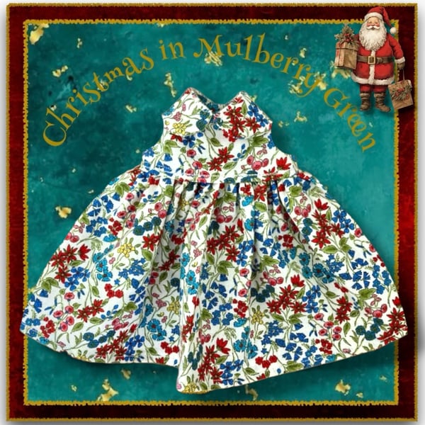 Liberty Red and Blue Floral Dress