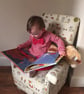 Children's Sheep Armchair iLiv Baa Lambs Duck Egg Green Kids Chair Animals Farm - Image 9