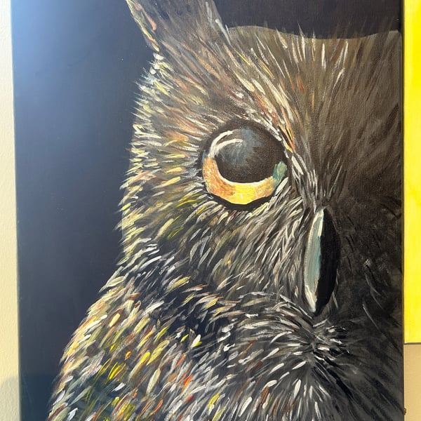 Original eagle eye painting 16x12" on canvas