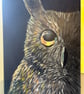 Original eagle eye painting 16x12" on canvas